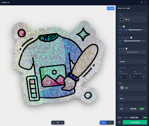 Appify Custom Product Options Sticker Designer